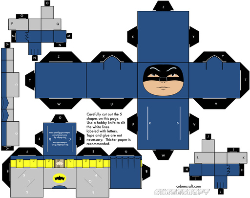 Batman: Arkham Asylum - Собери героя из бумаги