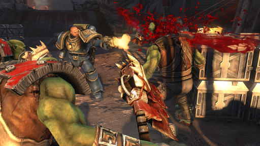 Warhammer 40,000: Space Marine - Первый взгляд на игру от IGN. Обе части.