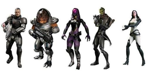 Фигурки персонажей Mass Effect будут укомплектованы кодами DLC